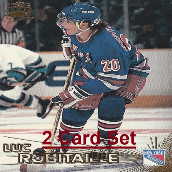 Luc Robitaille NYR Hockey Card Collection - Picture 1 of 3